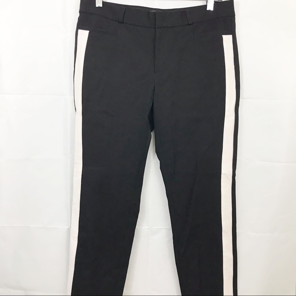 Banana Republic Pants - Banana Republic Sloan Pants Tuxedo Stripe Cropped